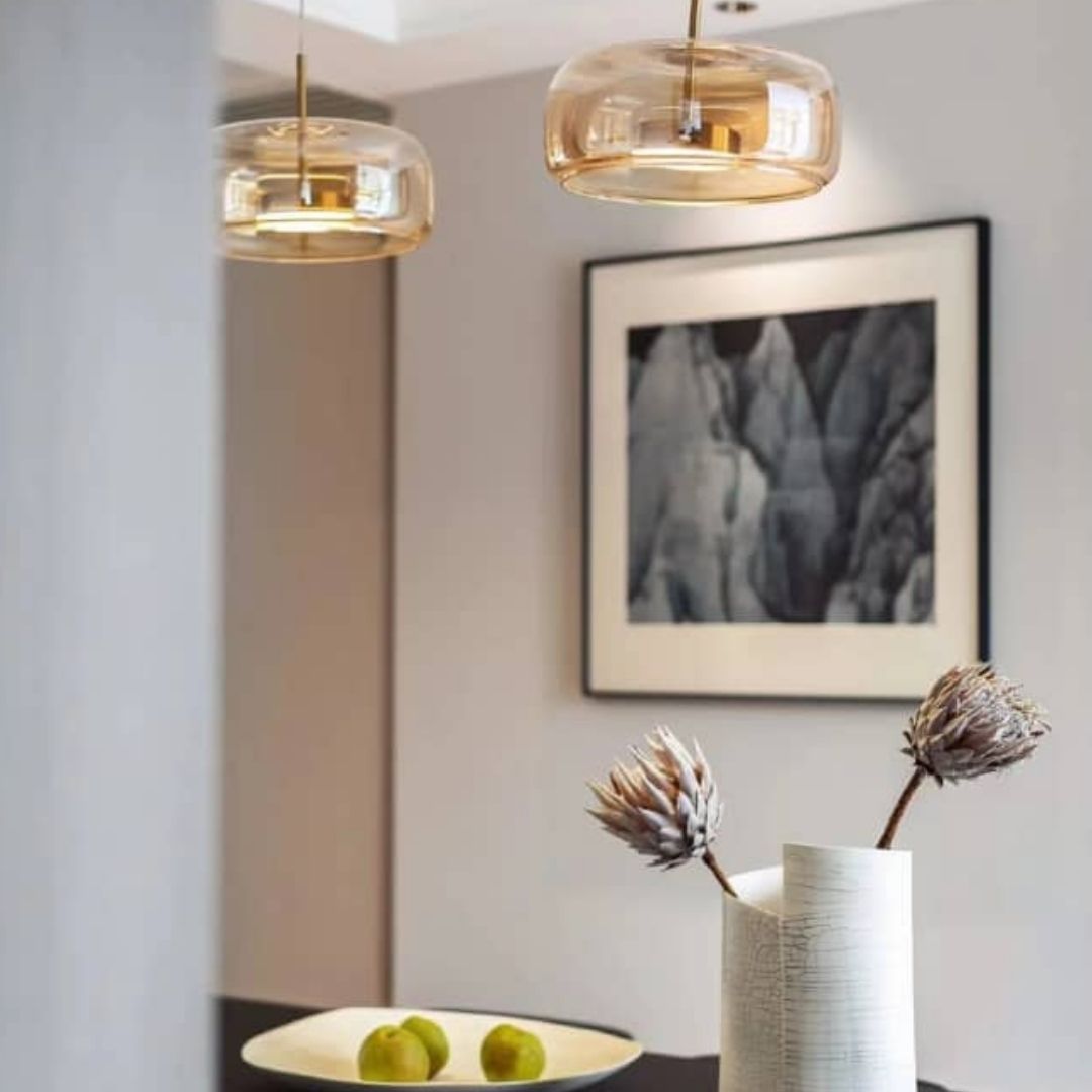 AMBER DOME PENDANT LIGHT