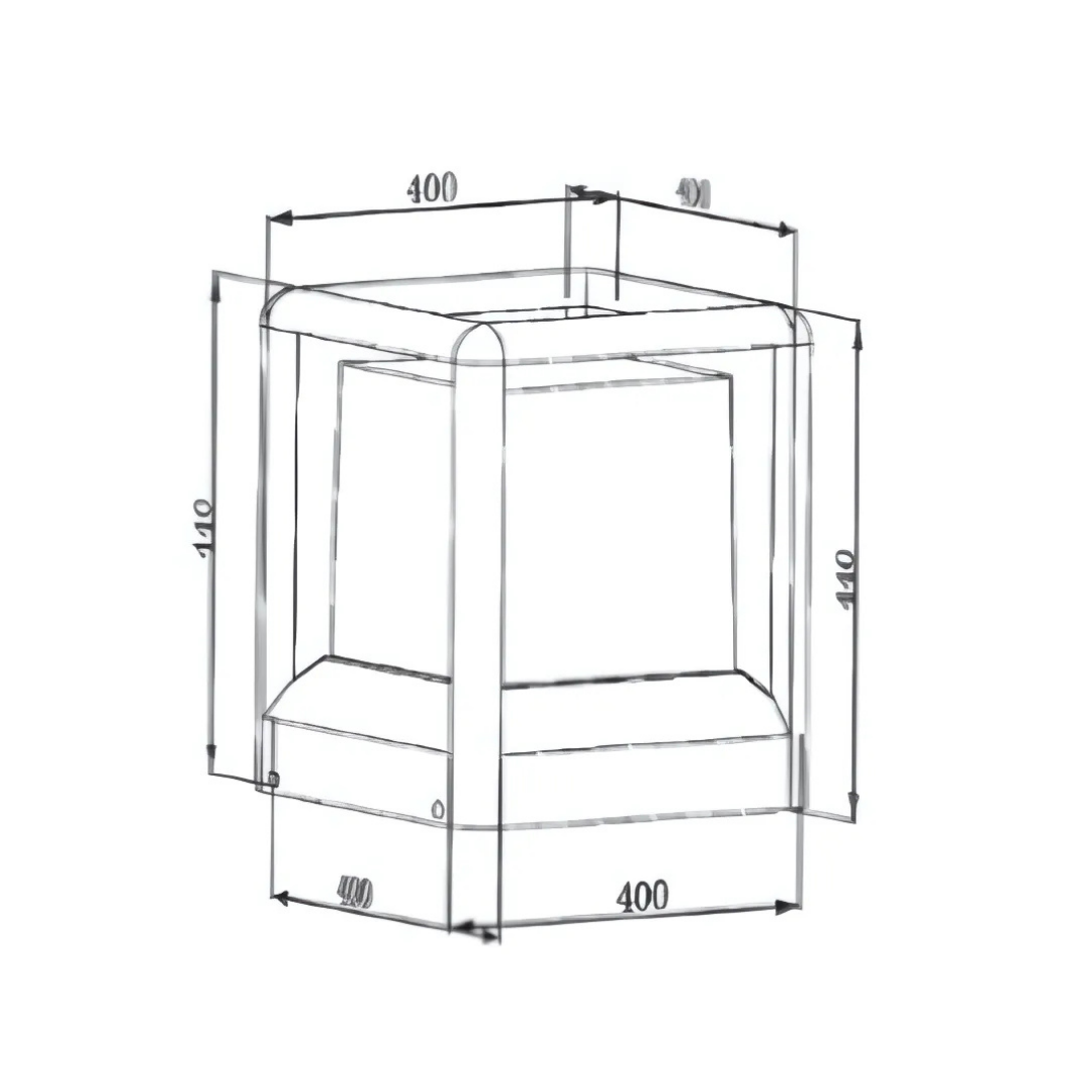 FROST EDGE OUTDOOR GATE LAMP