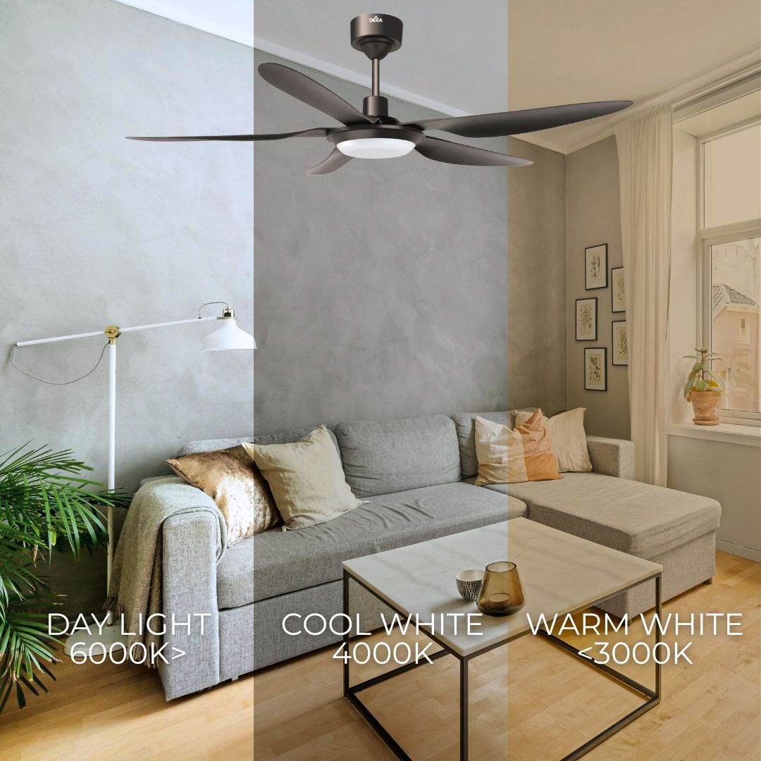 DEKA CEILING FAN 56" F5DC LED PRO