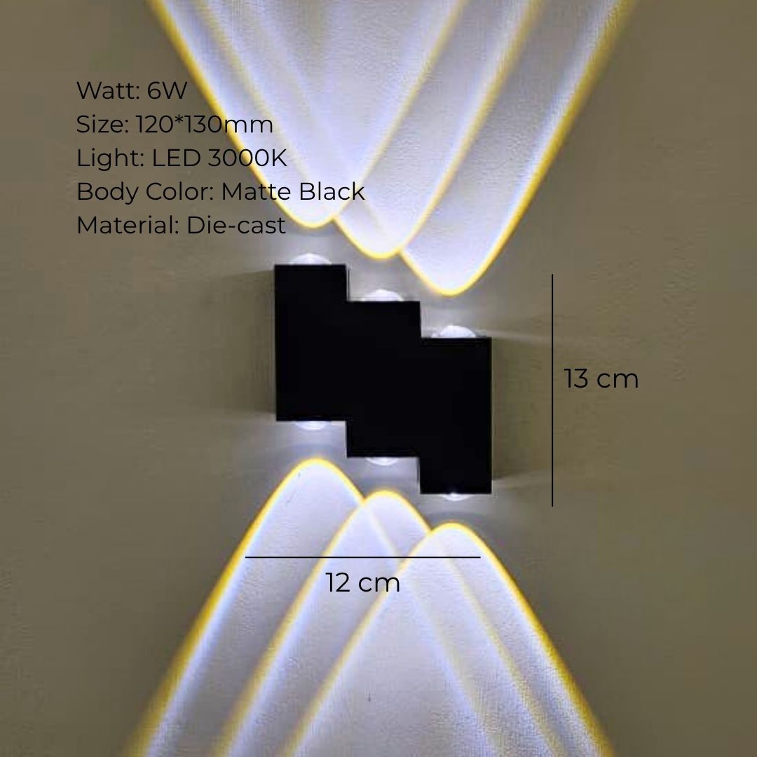 SHADOW ARC OUTDOOR WALL LIGHT