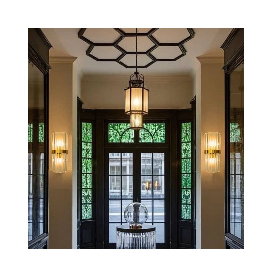 GOLDEN PRISM WALL LIGHT