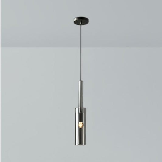 CHROME THREAD PENDANT LIGHT