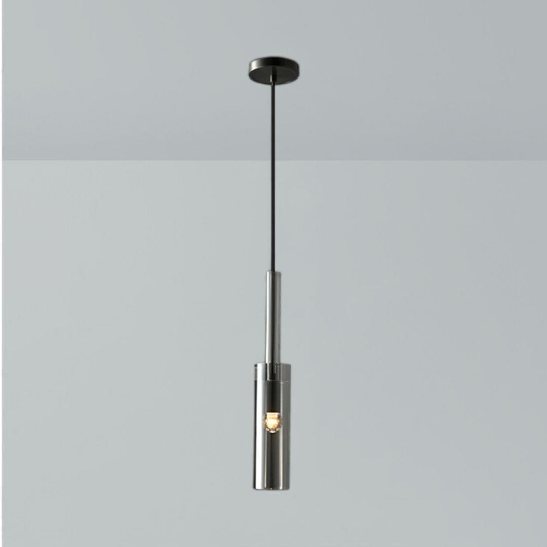 CHROME THREAD PENDANT LIGHT