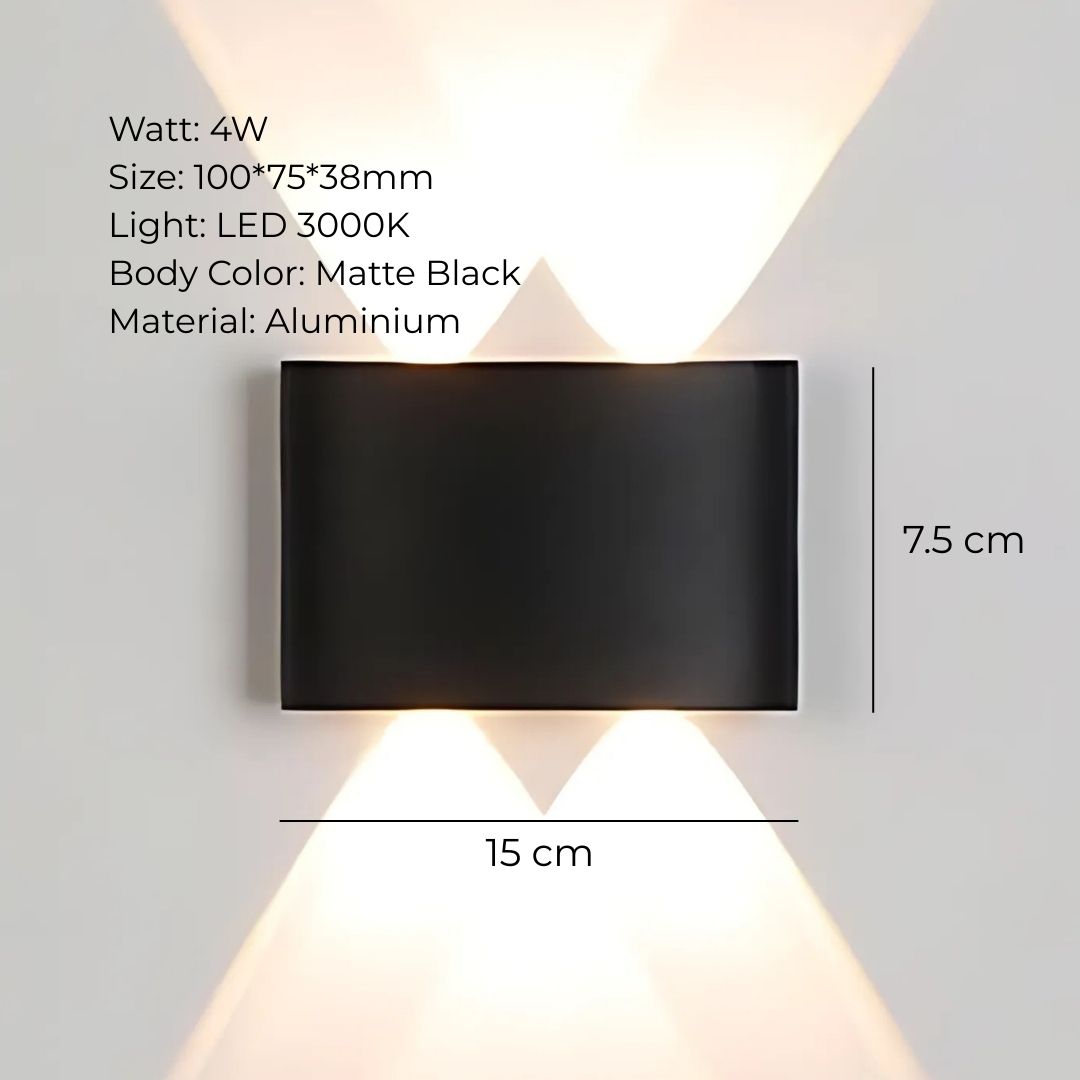 LUMINA ARC OUTDOOR WALL LIGHT