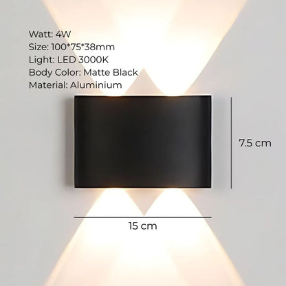 LUMINA ARC OUTDOOR WALL LIGHT