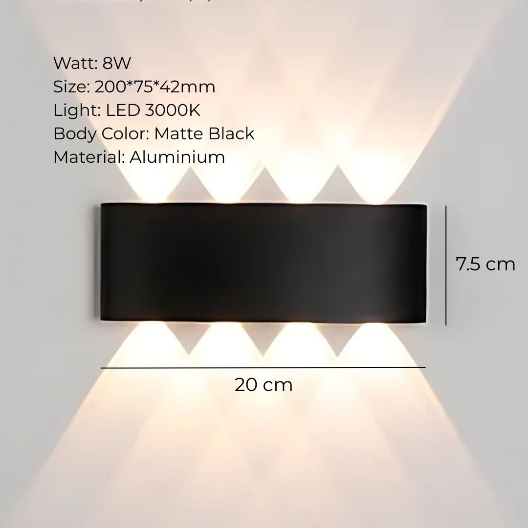 LUMINA ARC OUTDOOR WALL LIGHT
