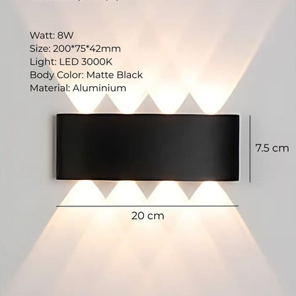 LUMINA ARC OUTDOOR WALL LIGHT
