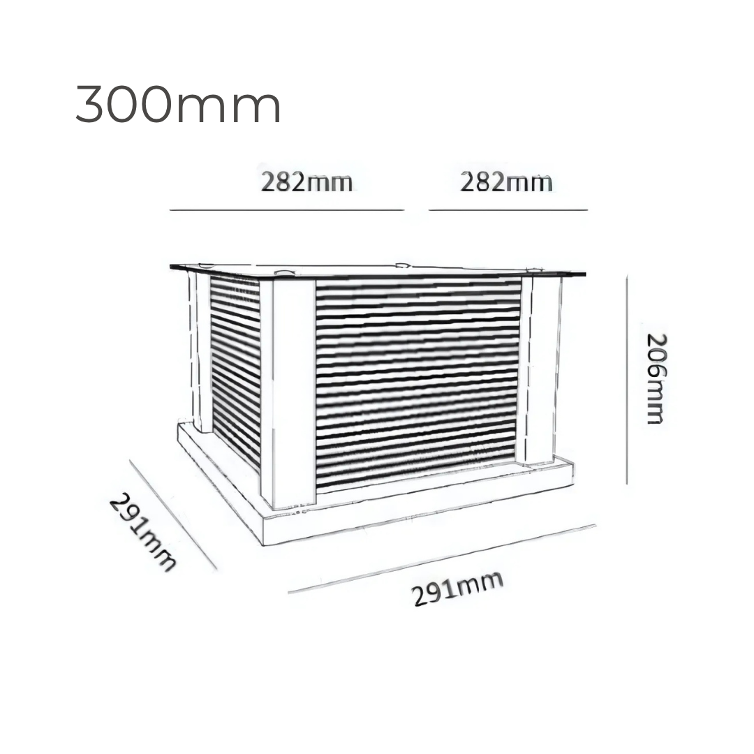 GLOW WOOD OUTDOOR GATE LAMP