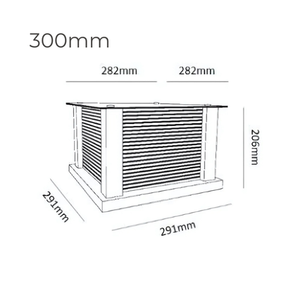 GLOW WOOD OUTDOOR GATE LAMP