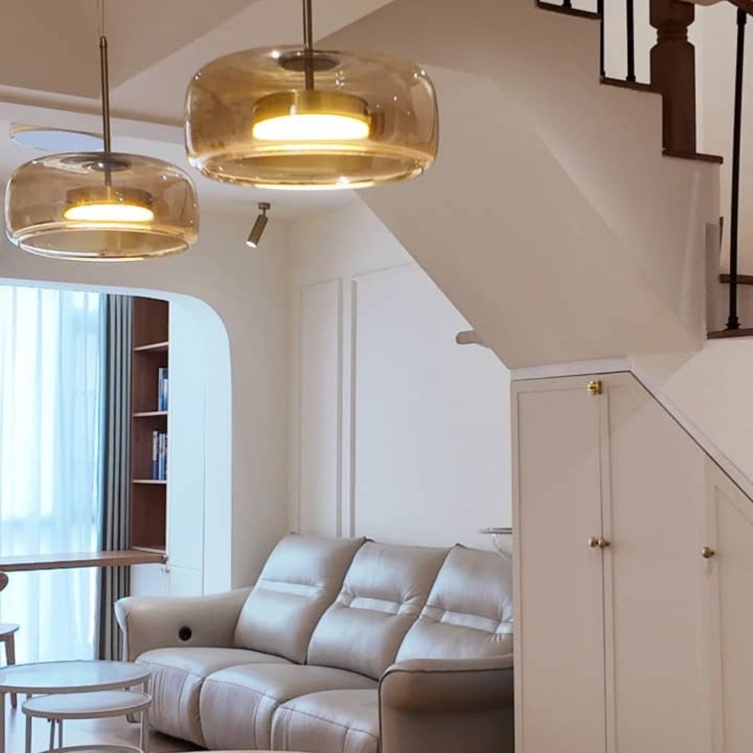 AMBER DOME PENDANT LIGHT