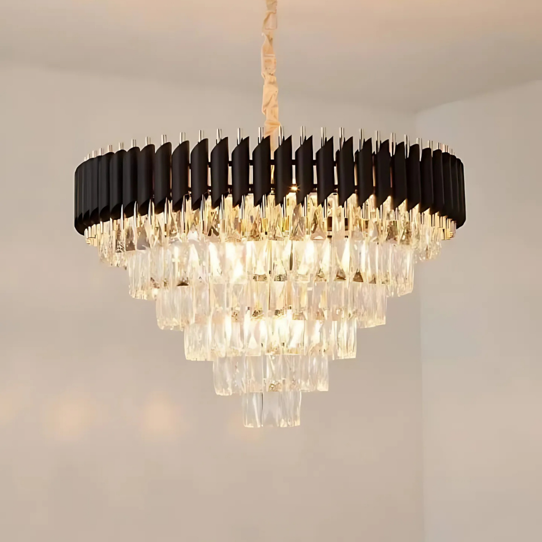 BLACK GOLD MAJESTIC CHANDELIER