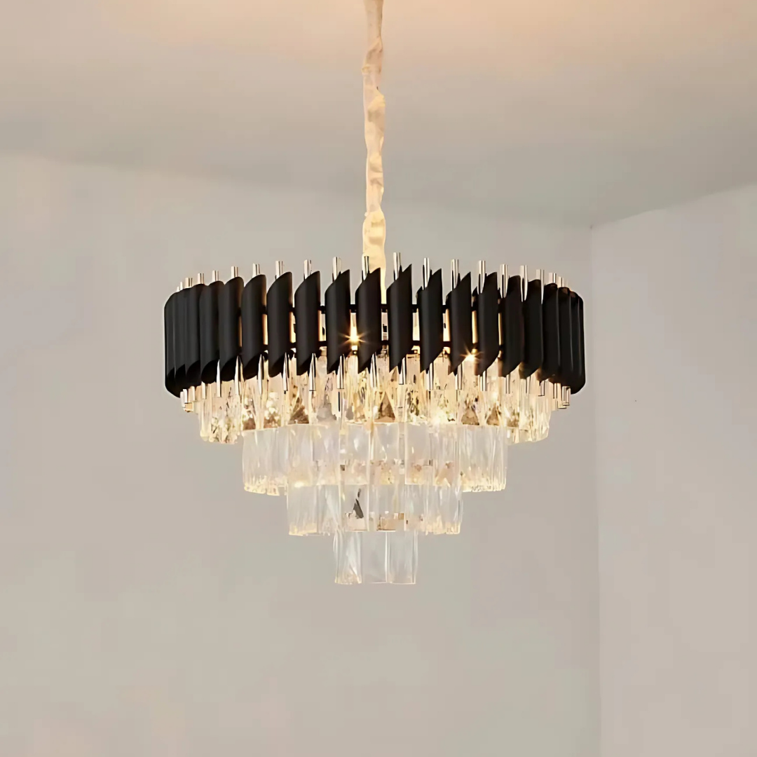 BLACK GOLD MAJESTIC CHANDELIER