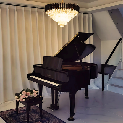 BLACK GOLD MAJESTIC CHANDELIER