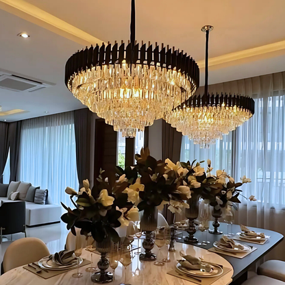 BLACK GOLD MAJESTIC CHANDELIER