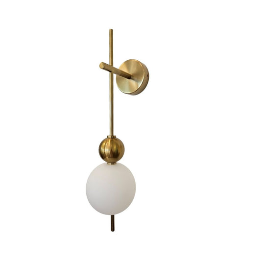 GOLDEN SPHERE WALL LIGHT