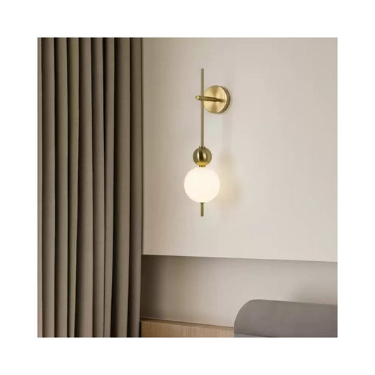 GOLDEN SPHERE WALL LIGHT