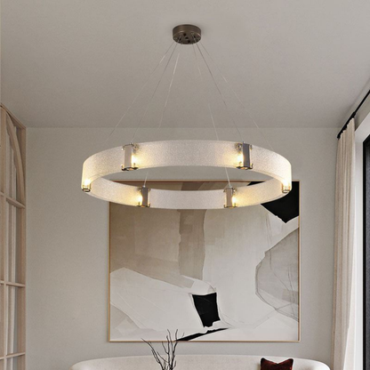 FROST HALO PENDANT LIGHT
