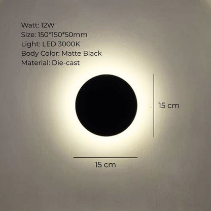 SPECTRA HALO OUTDOOR WALL LIGHT