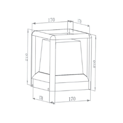 FROST EDGE OUTDOOR GATE LAMP